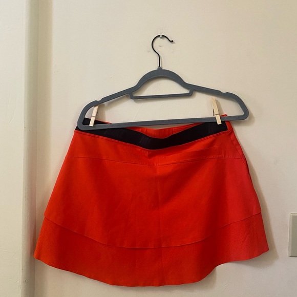 Nike Golf Dri-FIT Skirt Women’s Medium Orange Performance Activewear - Picture 3 of 5
